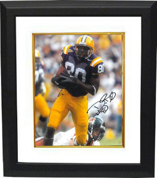 FRAMED Autographed/Signed DWAYNE BOWE 33x42 Kansas City Black