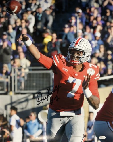 Dwayne Haskins Ohio State Buckeyes 16-2 16x20 Autographed Signed Photo - Certified Authentic 