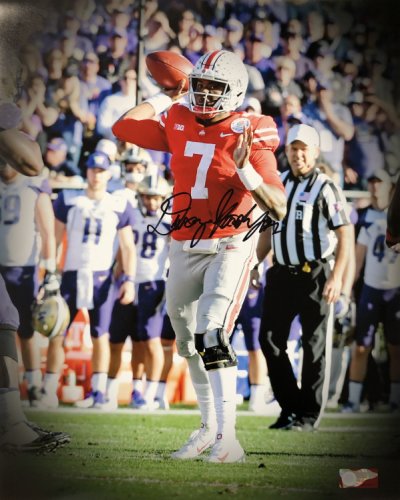 Dwayne Haskins Ohio State Buckeyes 16-5 16x20 Autographed Signed Photo - Certified Authentic 
