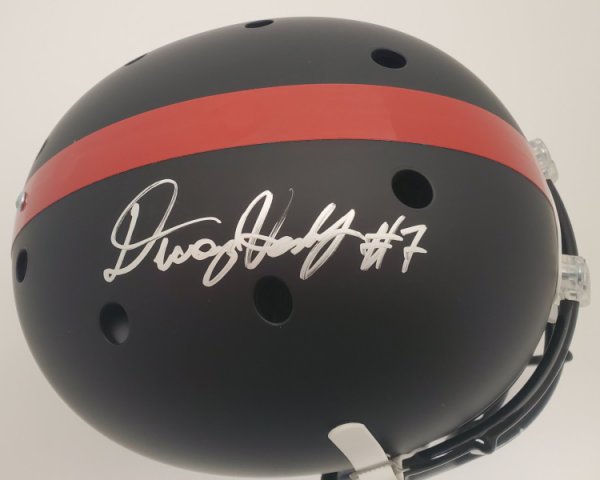 Dwayne Haskins Ohio State Buckeyes Autographed Signed Matte Black Schutt Replica Helmet - JSA Authentic 
