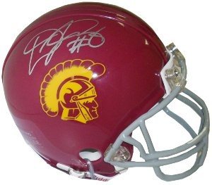 Dwayne Jarrett Autographed Signed USC Trojans Riddell Mini Helmet - GTSM Hologram (Rose Bowl MVP) 
