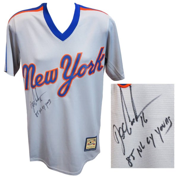New York Mets Dwight “Doc” Gooden Autographed Pro Style Pinstripe Jersey  BAS Authenticated - Tennzone Sports Memorabilia