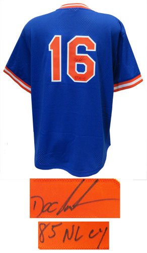 Autographed Dwight Gooden Signed New York Mets Stat Jersey -  Denmark