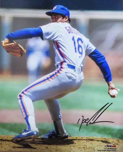 Dwight Gooden New York Mets Autographed Stretch 8x10 Photo - Fan Cave