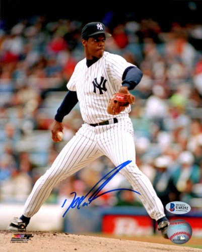 Dwight Gooden Autographed 8X10 Photo New York Yankees Beckett Beckett