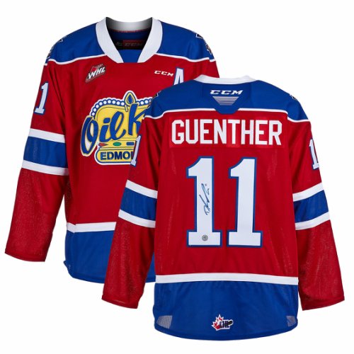 Dylan Guenther Autographed Signed Edmonton Oil Kings CHL CCM Jersey