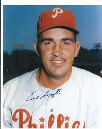 Earl Averill Autographed Signed 8X10 Philadelphia Phillies Photo - Autographs