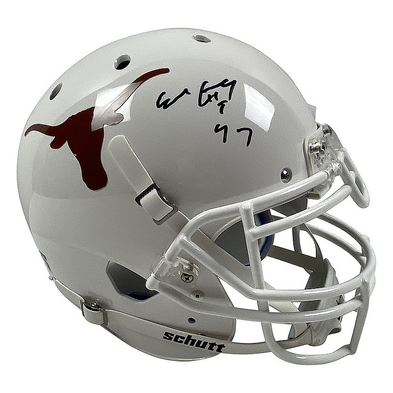Earl Campbell Autographed Signed Texas Longhorns Stretched Red