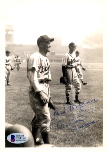 Earl Torgeson Autographed Signed 5X7 Photo Boston Braves Beckett Beckett 