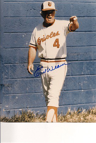 Earl Weaver Autographed Signed 8X10 Baltimore Orioles Photo - Autographs 