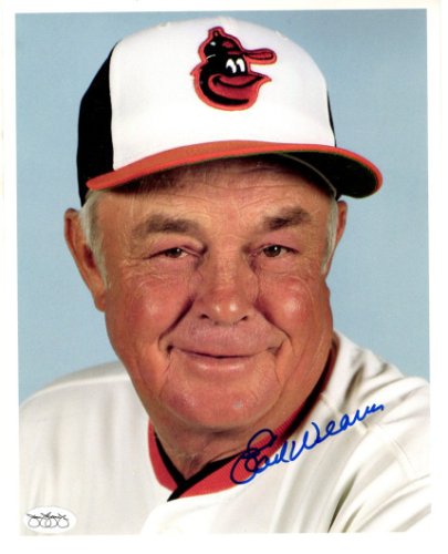 Earl Weaver Autographed Signed 8X10 Baltimore Orioles - Photo - Autographs 