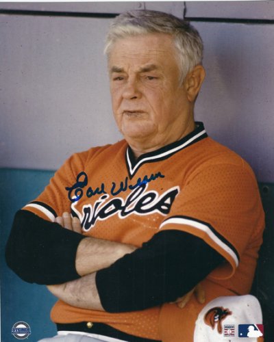 Earl Weaver Autographed Signed HOF'r 8X10 Baltimore Orioles Photo - Autographs 