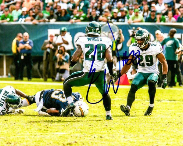 Earl Wolff Autographed Signed 8X10 Philadelphia Eagles Photo - Autographs