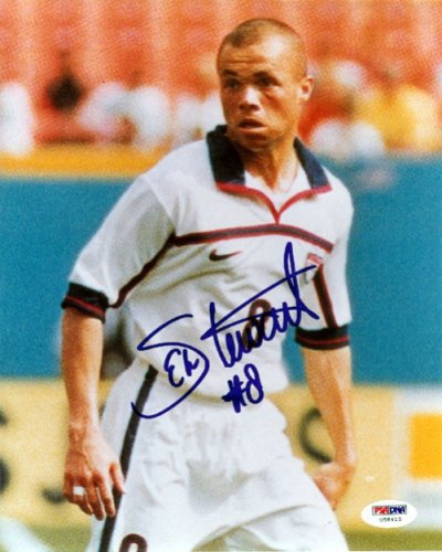 Earnie Stewart Autographed Signed 8X10 Photo Team Usa PSA/DNA 