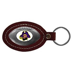 East Carolina Pirates Leather Key Chain 