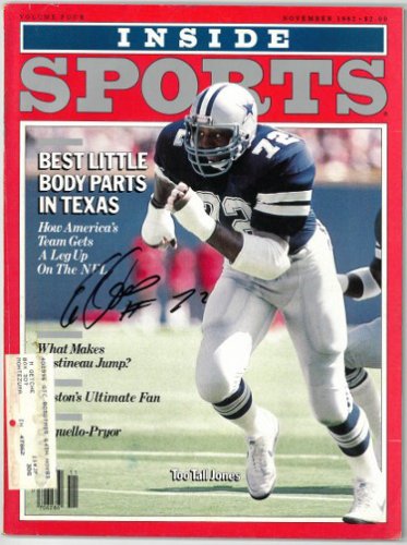 Ed Jones Autographed Signed Dallas Cowboys Inside Sports Full Magazine November 1982- JSA Hologram #AA38134