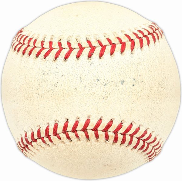 Ed Kazak Autographed Official Al Baseball St. Louis Cardinals, Cincinnati Reds #227569