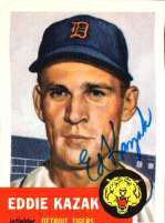 Ed Kazak Autographed Signed 1953 Topps Archives Card - Autographs