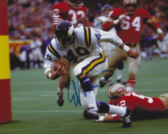 Ed Marinaro Autographed Signed 8X10 Minnesota Vikings Photo - Autographs