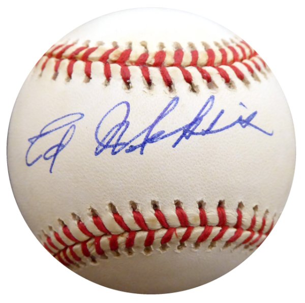 Ed Miksis Autographed Signed Official Nl Baseball Brooklyn Dodgers Beckett Beckett 