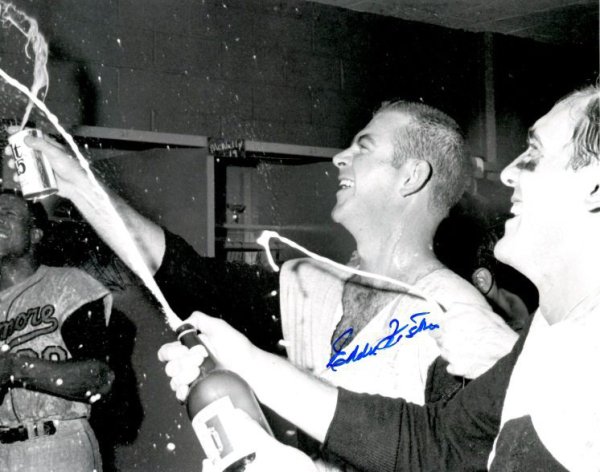 Eddie Fisher Autographed Signed 8X10 Photo Baltimore Orioles - Autographs 
