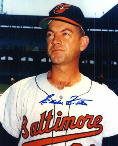 Eddie Fisher Autographed Signed 8X10 Photo Baltimore Orioles - Autographs 