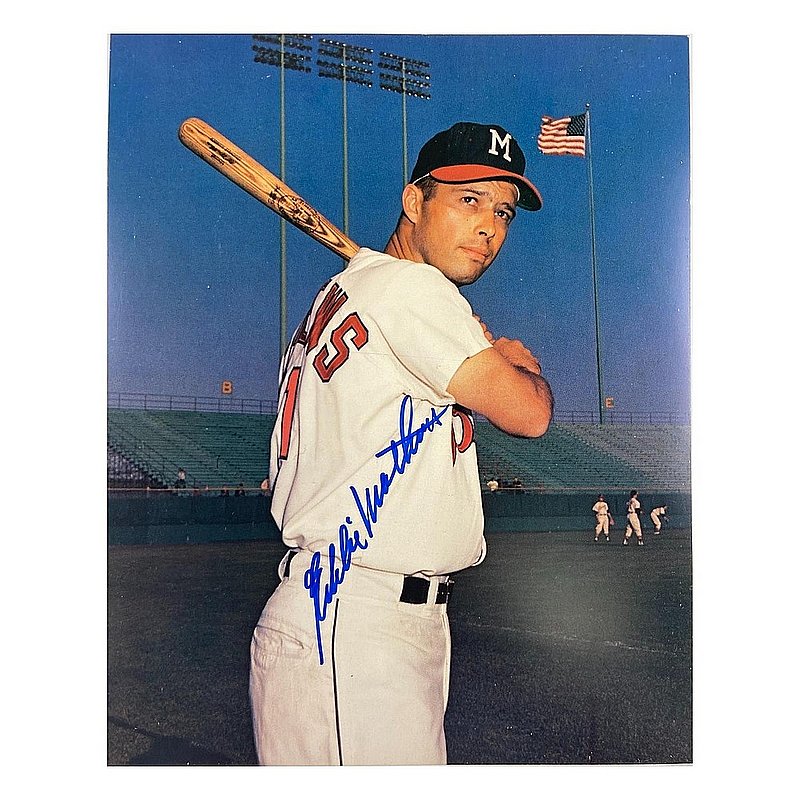 Eddie Matthews Autographed Signed Milwaukee Braves 8x10 Photo - Certified