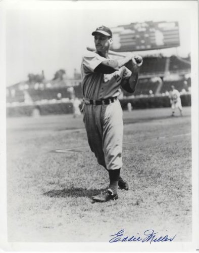 Eddie Miller Autographed Signed 8X10 Cincinnati Reds Photo - Autographs