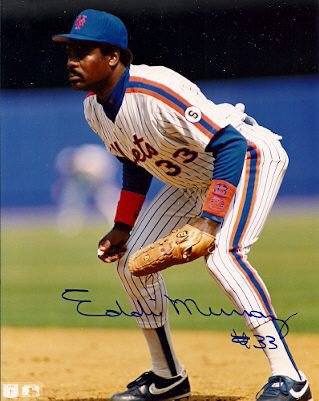 Eddie Murray Autographed Signed 8X10 New York Mets Photo - Autographs 