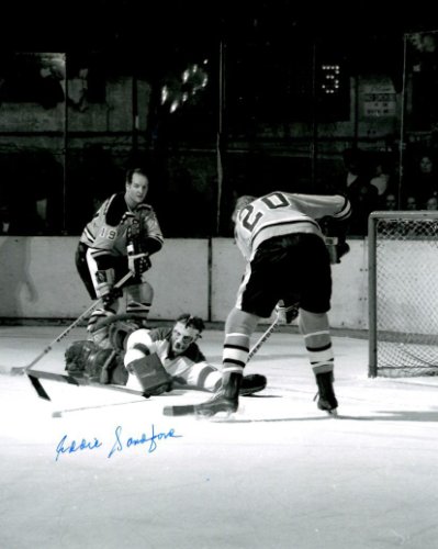 Eddie Sandford Autographed Signed 8X10 Boston Bruins Photo - Autographs 