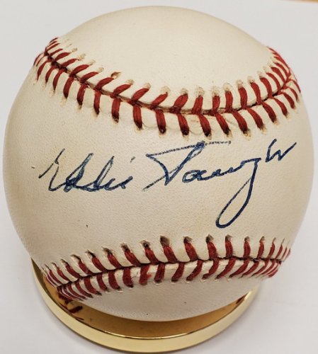 Eddie Sawyer Autographed Signed Rawlings Official National League Baseball JSA - Autographs