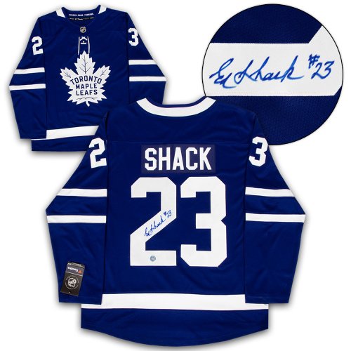 Eddie Shack Autographed Signed Toronto Maple Leafs Fanatics Breakaway Jersey
