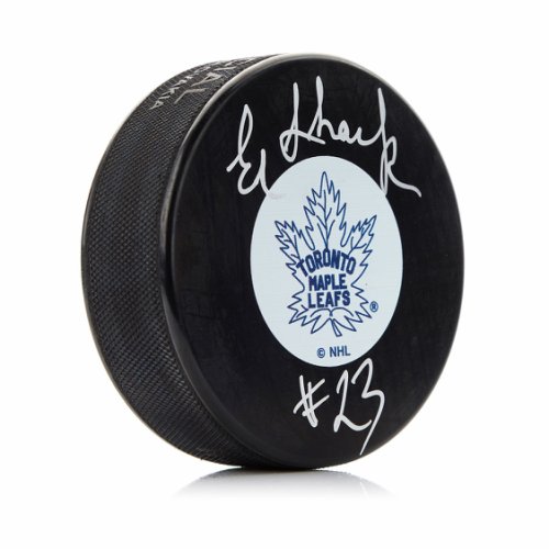 Eddie Shack Autographed Signed Toronto Maple Leafs Hockey Puck