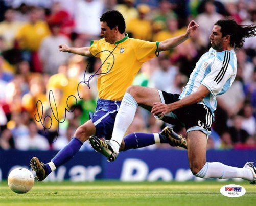 Elano Autographed Signed 8X10 Photo Brazil PSA/DNA 
