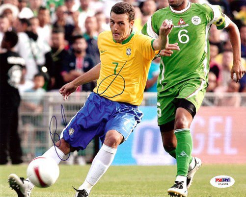 Elano Autographed Signed 8X10 Photo Brazil PSA/DNA 