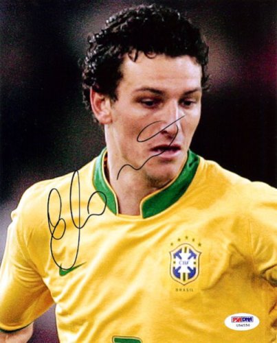 Elano Autographed Signed 8X10 Photo Brazil PSA/DNA 