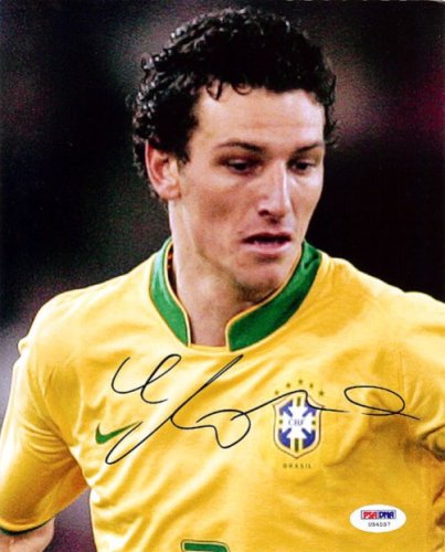 Elano Autographed Signed 8X10 Photo Brazil PSA/DNA 