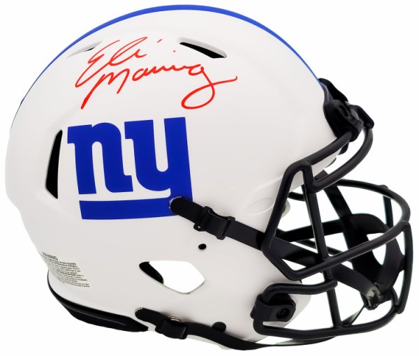 2022 New York Giants team signed full size football helmet COA