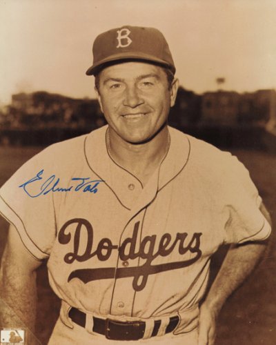 Elmer Valo Autographed 8X10 Photo Brooklyn Dodgers #230319