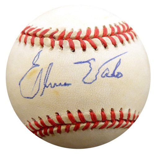 Elmer Valo Autographed Signed Official Nl Baseball Brooklyn Dodgers, New York Yankees Beckett Beckett 
