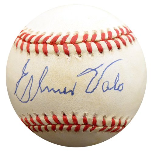 Elmer Valo Autographed Signed Official Nl Baseball Brooklyn Dodgers, New York Yankees Beckett Beckett 
