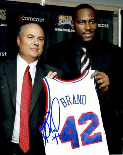 Elton Brand Autographed Signed 8X10 Philadelphia 76'Ers Photo - Autographs