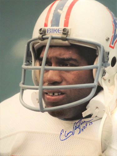Elvin Bethea Autographed Signed 16 X 20 Houston Oilers Photo - Autographs