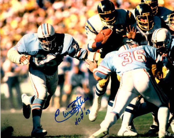 Elvin Bethea Autographed Signed 8X10 Houston Oilers Photo - Autographs