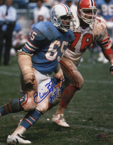 Elvin Bethea Autographed Signed Houston Oilers 8x10 Photo w/HOF'03 