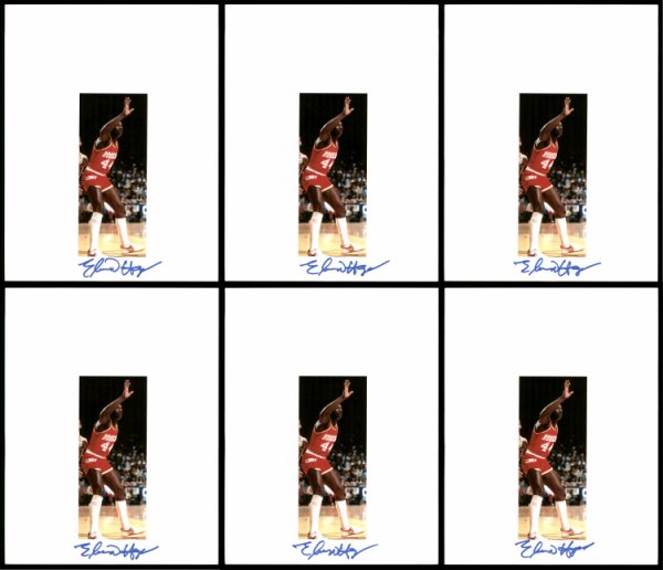 Elvin Hayes Autographed 8.5X11 Photo 12 Count Lot Houston Rockets #194021