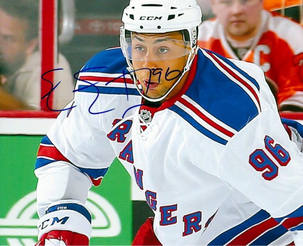 Emerson Etem Autographed Signed 8X10 New York Rangers Photo - Autographs