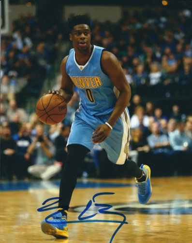 Emmanuel Mudiay Autographed Signed 8X10 Denver Nuggets Photo - Autographs