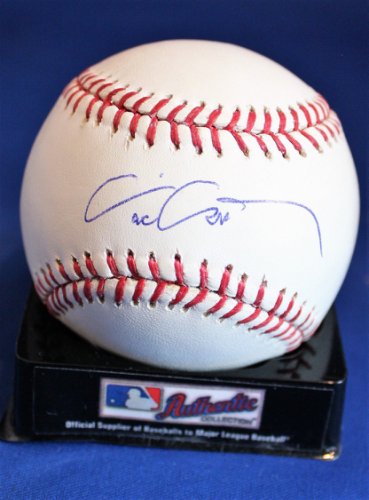 Eric Chavez Autographed Signed Official Rawlings Major League Baseball With COA - Autographs