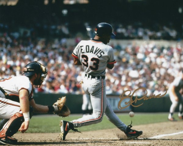Eric Davis Autographed Signed 8X10 Detroit Tigers Photo - Autographs